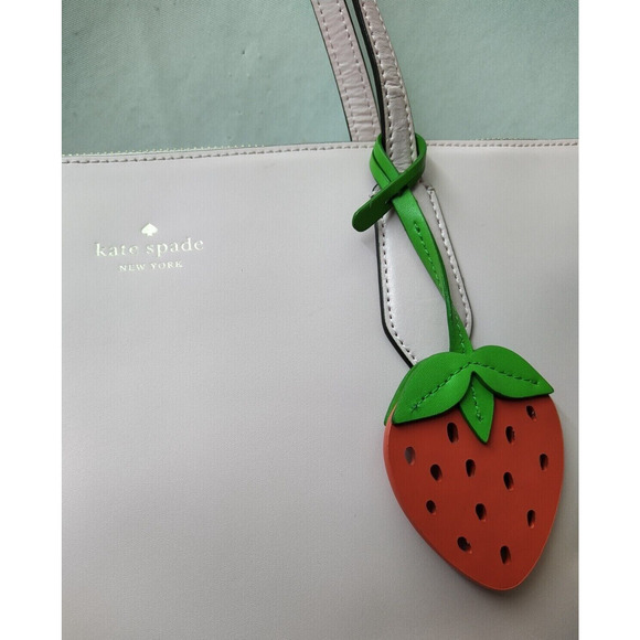 Kate Spade New York Light Pink Leather Double Handle Zipper Closure Tote Bag - Picture 4 of 16